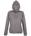 03197 Lds Nicholas NEOBLU Ladies Nicholas French Terry Hoodie Grey Marl colour image